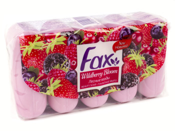 Мило Fax "Лісові ягоди" 70гр (ціна за набір 5 шматків)