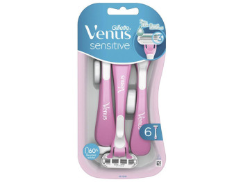 Набір одноразових бритв Gillette Venus Sensitive, 6 шт, 3 леза