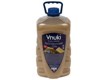Жидкое мыло 72% хозяйственное Vnuki без фосфатов и хлора, 5л