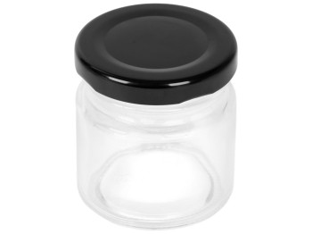 Банка для зберігання Mini Jar, скляна з металевою кришкою, 75 мл
