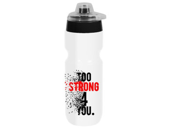 Пляшка для води пластикова Нerevin Strong4You для спорту, 660мл 8690069650173