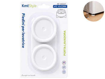 Подставки под ножки стиральной машины KmtStyle TPR, 6,5×2,2 см, (цена за 4 шт)