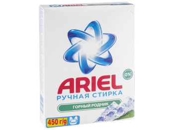 Стиральный порошок ARIEL Горный Родник для ручной стирки 450г