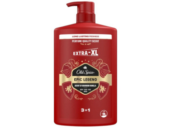 Гель для душу Old Spice Epic Legend 3-в-1, для тіла, волосся та обличчя, 1000мл