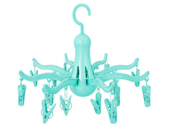 Сушилка-подвес Octopus, пластик, 16 прищепок, 40×27см