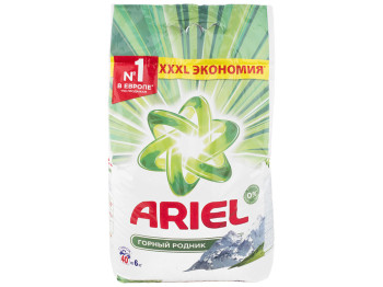 Стиральный порошок автомат ARIEL Горный источник 6кг