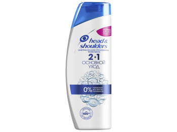 Шампунь и бальзам-ополаскиватель Head&Shoulders 2в1 Основной уход против перхоти 400мл
