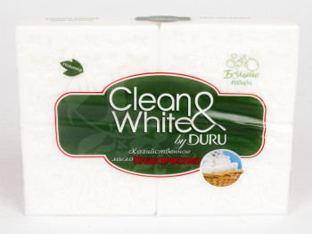 Мыло хозяйственное "Duru - Clean&White Classic" (цена за 4 куска по 125гр)