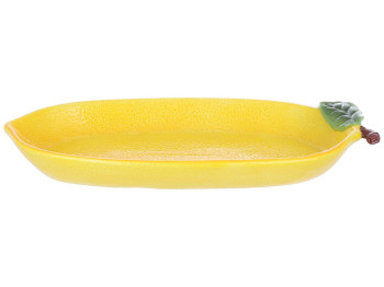 Блюдо керамическое Lemon, 34х15,6х3,5см