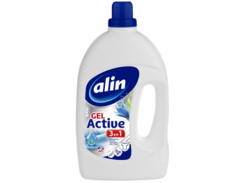 Гель для стирки Alin Active Gel, универсальный, концентрированный, 60 циклов, 3л