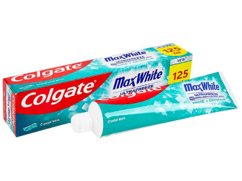 Зубная паста Colgate Max White Ultra Freeze, отбеливающая, 125мл