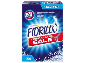 Сіль для посудомийної машини Fiorillo Cristalli di Sale 5в1, проти накипу, 1кг