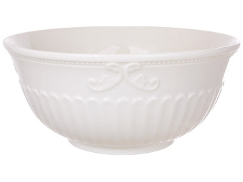 Салатник порцеляновий Elegance White, біла, 1,5 л