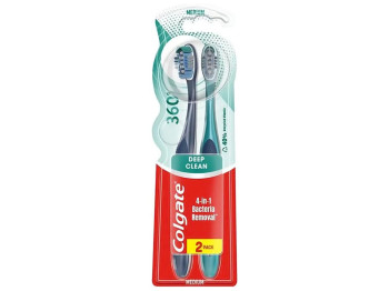 Зубная щетка Colgate 360 Суперчистота всей полости рта (цена за упаковку 2шт)