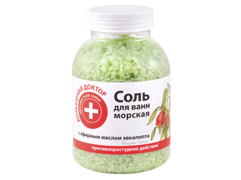 Соль для ванн "Домашний доктор" с экстрактом эвкалипта 1000г