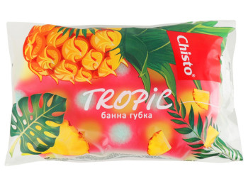 Губка банная Chisto Tropic