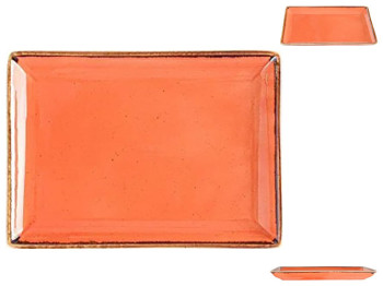 Блюдо для подачі Porland Orange, 18х13см