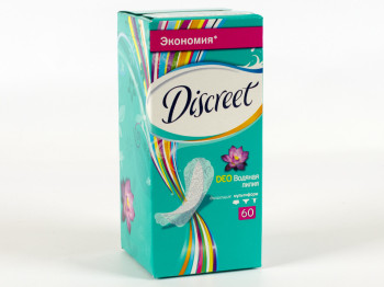 Прокладки щоденні Discreet "Deo Водяна лілія Multiform" 60шт