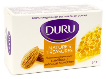 Мыло Duru Nature's Treasures "Миндальное масло и мед" 90гр