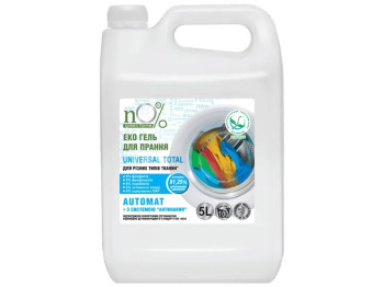Эко гель для стирки nO% Green Home Universal Total, для разных типов тканей, 5л