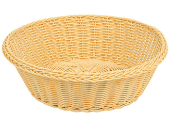 Кошик плетений Home Harvest, поліротанг, круглий, 27 см