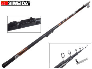 Удочка Siweida "Glaucus" карбон IM6, 7 колец, 6-секционная 6м, 5-25г