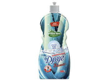 Средство для мытья посуды Друг Aloe Vera, антибактериальное, с алоэ и глицерином, 500 мл