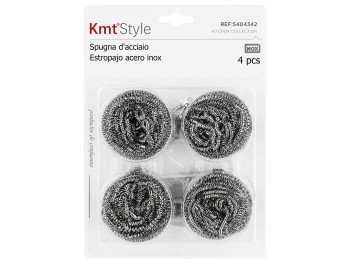 Скребки металеві KmtStyle для чищення посуду, (ціна за 4 шт)
