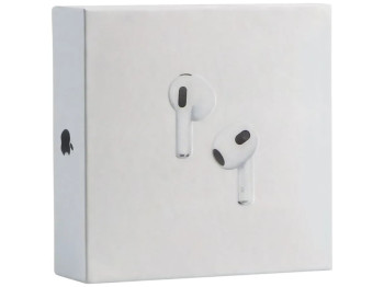 Bluetooth стерео гарнітура Apple AirPods 3 copy, bluetooth 5.0, час роботи 5ч, 250mAh, колір білий