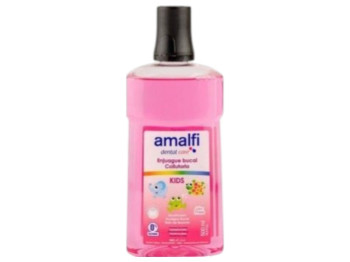 Ополаскиватель для рта Amalfi детский, с фтором, для зубной эмали, 500 мл