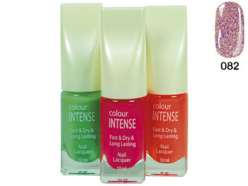 Лак для нігтів Colour Intense NP303 №082 блискітки 10мл