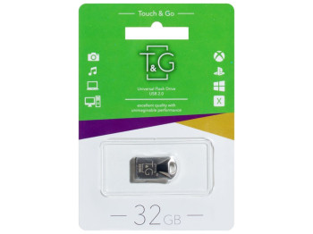 USB флеш-накопичувач T&G 32gb Metal 106, Сталевий