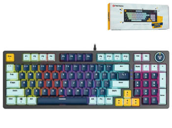Клавиатура игровая Fantech ATOM81 MK875V2 Red Switch, Цвет Navy