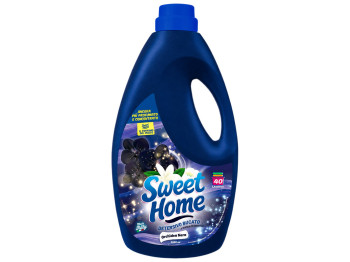 Концентрированный гель для стирки Sweet Home чёрная орхидея, для тёмного белья, 40 стирок, 2л