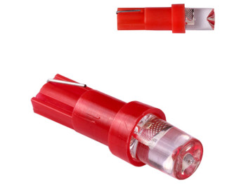 Лампа Pulso габаритна LED T5/1SMD-3030, 24v, 0.5w, 3lm Red (LP-240318)