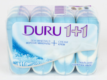 Крем-мыло Duru "1+1 эко - морские минералы" 90гр (цена за набор 4 куска) S-261H