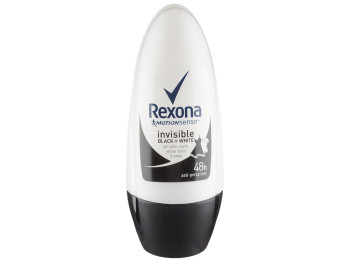 Дезодорант-антиперспірант кульковий Rexona Motionsense "Невидима на чорному і білому" 48г 50мл