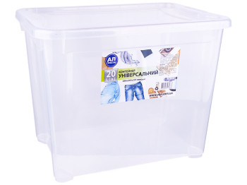 Контейнер Ал-Пластик Easy Box, прозорий, 20л