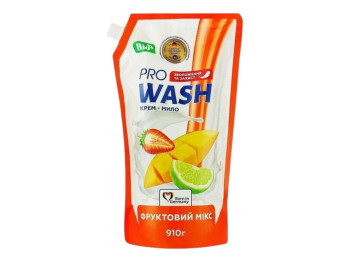 Крем-мило рідке Pro Wash фруктовий мікс, 910 г, dоypack, для всіх типів шкіри.