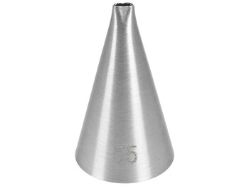 Насадка для кондитерського мішка Конус №55, нержавіюча сталь, 3,5×1 см (ціна за 1шт)