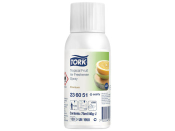 Аэрозольный освежитель воздуха Tork, тропический аромат, 75мл, А1