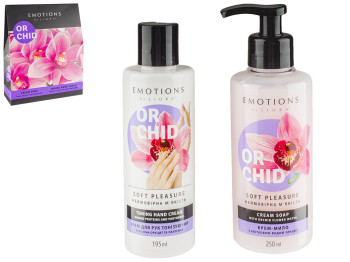 Набір косметичний Liora emotions "Orchid" (крем-мило 250мл+крем для рук 195мл)