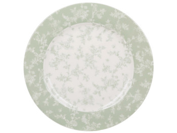 Тарелка фарфоровая Floral Green, D19см