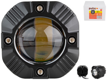 Фара робочого світла Pulso, WLP-40R6 SPOT, 1Led х 40W, 77х77х80мм, 9-36V, 40W, 3000K-4300K-6000K