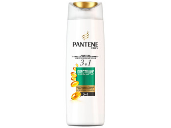 Шампунь и бальзам-ополаскиватель Pantene Pro-V 3в1 Блестящие и шелковистые 360мл