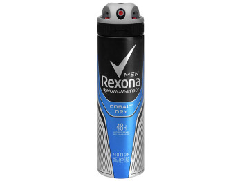 Антиперспірант-аерозоль для чоловіків Rexona men "Кобальт" 48г 150мл