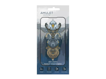 Захисне скло Amulet 2.5D HD Antistatic для Xiaomi Redmi Note 12 5G/Note 12 4G/Poco X5, чорний