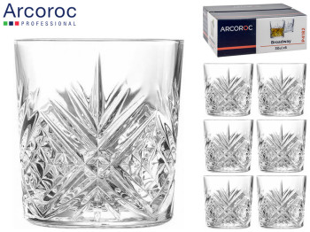 Набір склянок Arcoroc Broadway низьких 300мл (ціна за набір 6шт)