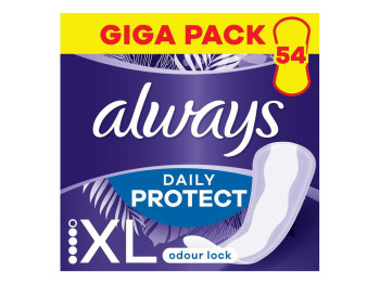Прокладки щоденні Always Daily Protect Extra Long, 54шт, 4краплі