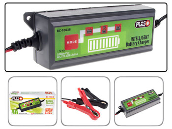 Зарядний пристрій PULSO BC-10638 12V/4,0A/1,2-120AHR/LCD/Імпульсне